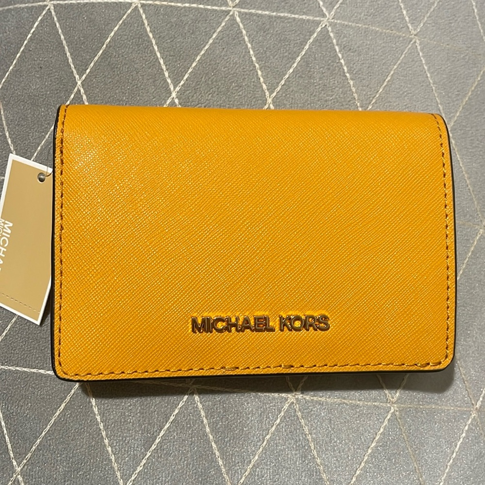 Authentic Michael Kors leather wallet